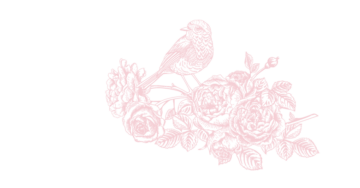 薔薇と小鳥